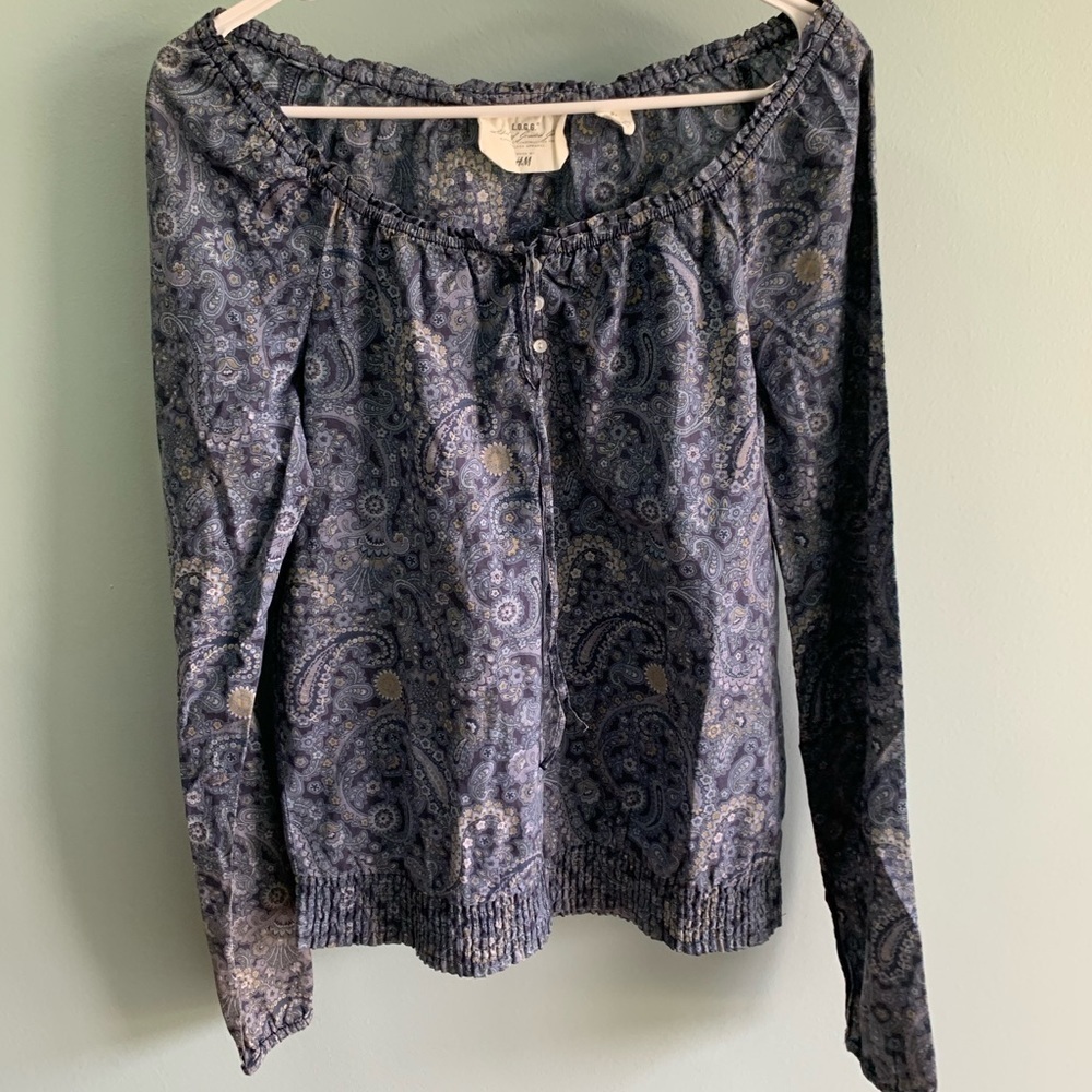 H&M  Label if Graded  Goods Size 6 Blouse